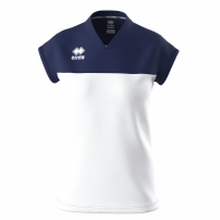 Волейбольна футболка жіноча Errea BESSY Білий/Темно-синій